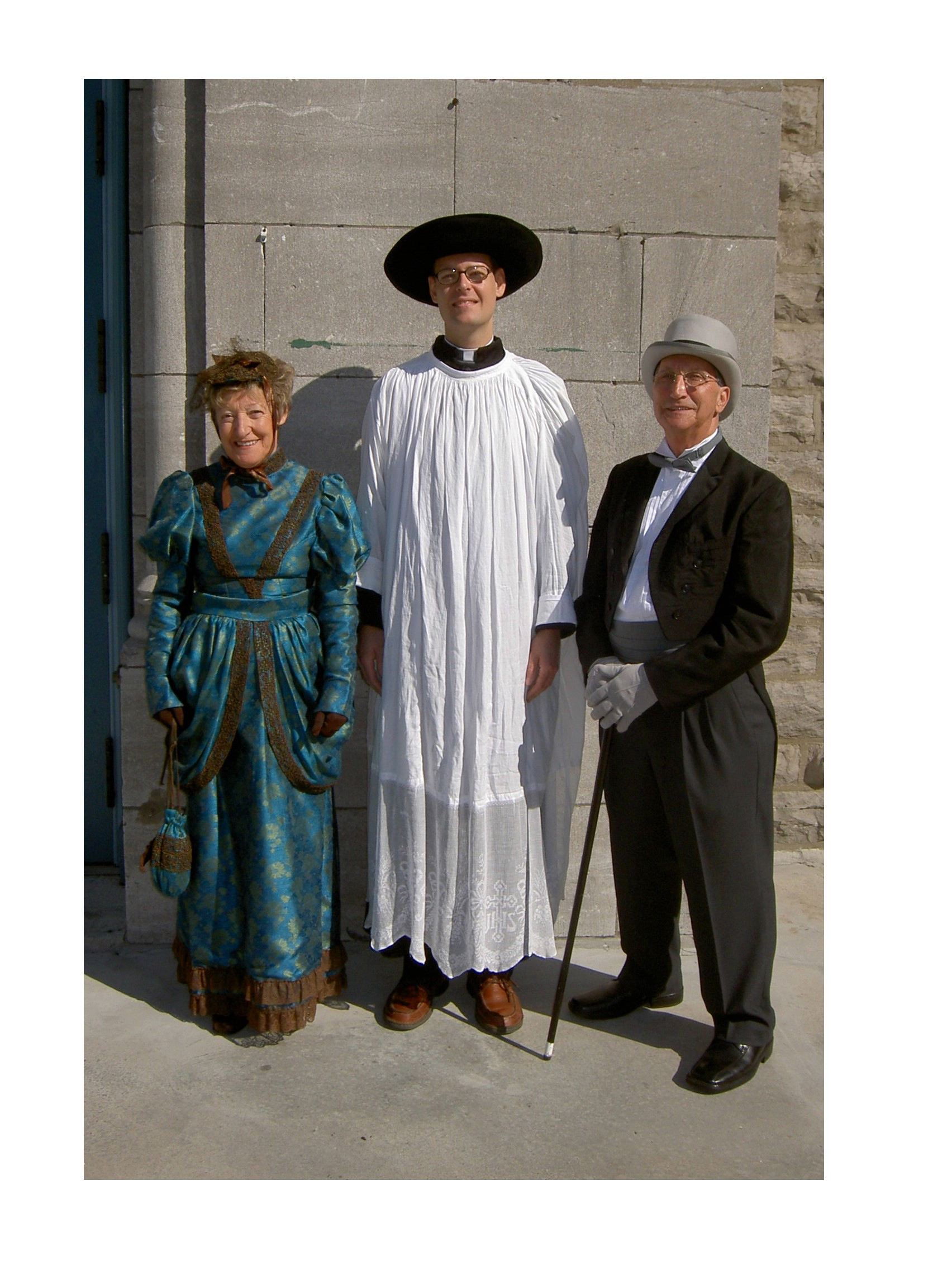 Journées de la culture. Animation sur un site historique. Costumes de la Belle Époque. Photo: Louise Jalbert